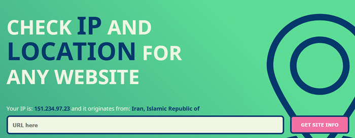 پیدا کردن آی پی درگاه پرداخت با ابزارهای آنلاین