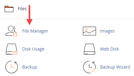 ورود به File Manager برای بکاپ گیری دستی از Cpanel