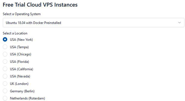 انتخاب لوکیشن و سیستم عامل