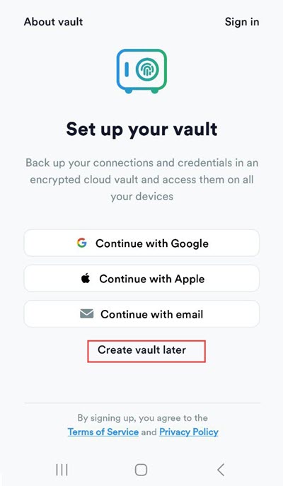 ایجاد حساب کاربری برای اتصال به سرور لینوکس از طریق اندروید