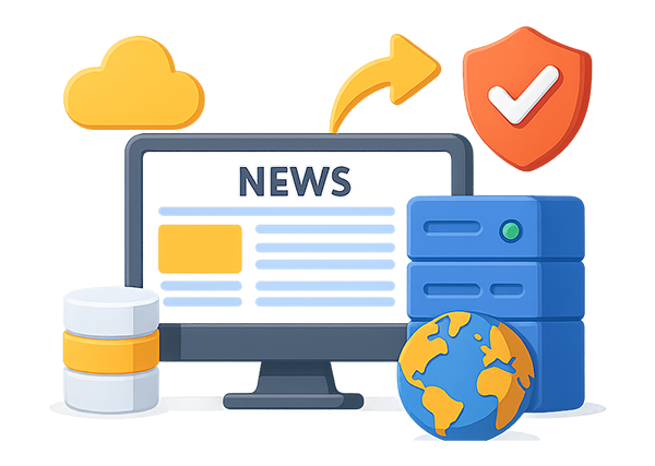 چرا انتخاب هاست برای سایت‌های خبری اهمیت دارد؟