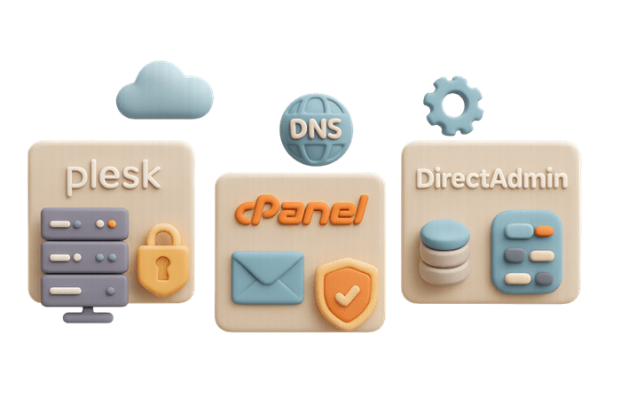 آشنایی با انواع کنترل پنل‌ها در هاستینگ
