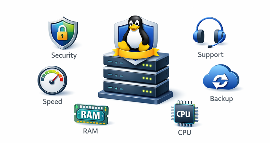 معیارها برای انتخاب بهترین هاست لینوکس