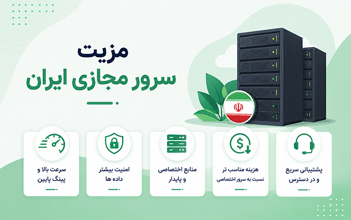 مزیت سرور مجازی ایران چیست