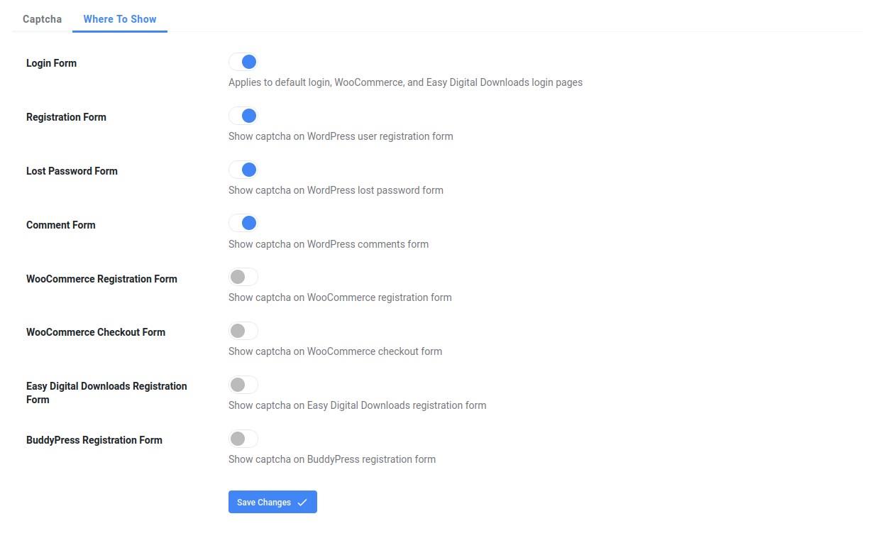 Advanced Google reCAPTCHA 2 فعال کردن افزونه کپچا در سایت وردپرسی