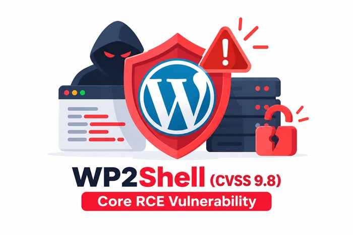 آسیب پذیری WP2Shell در وردپرس چیست و روش های رفع فوری آن
