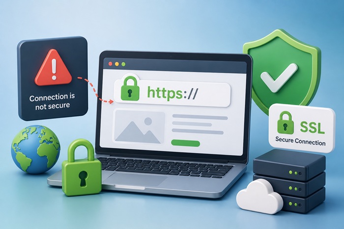 آموزش رفع خطای اتصال امن نیست  Connection is Not Secure