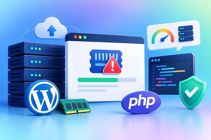 راهنمای جامع رفع مشکل محدودیت حافظه PHP وردپرس: علائم، علل و راه حل ها